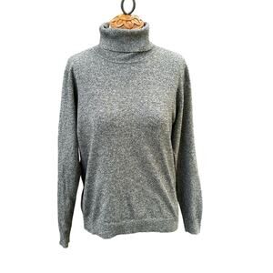 Andrew Marc Women's Size XL Sweater Turtle Neck Gray Sweater Top